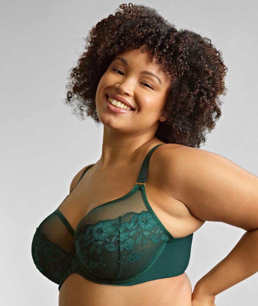 Sculptresse Josephine Full Cup Underwired Bra - Forest Green